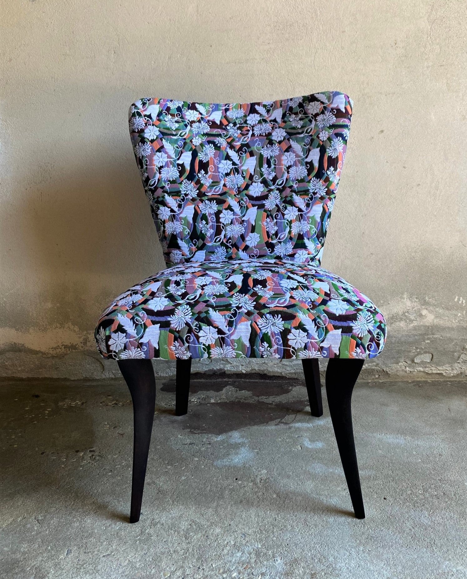 Poltroncina Sedia Vintage Fantasia