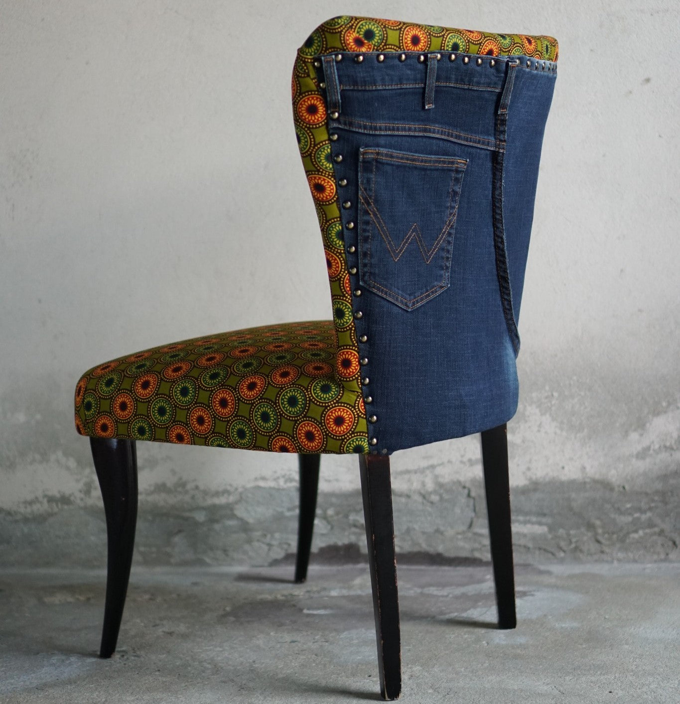 Poltroncina Sedia Vintage Fantasia Wax