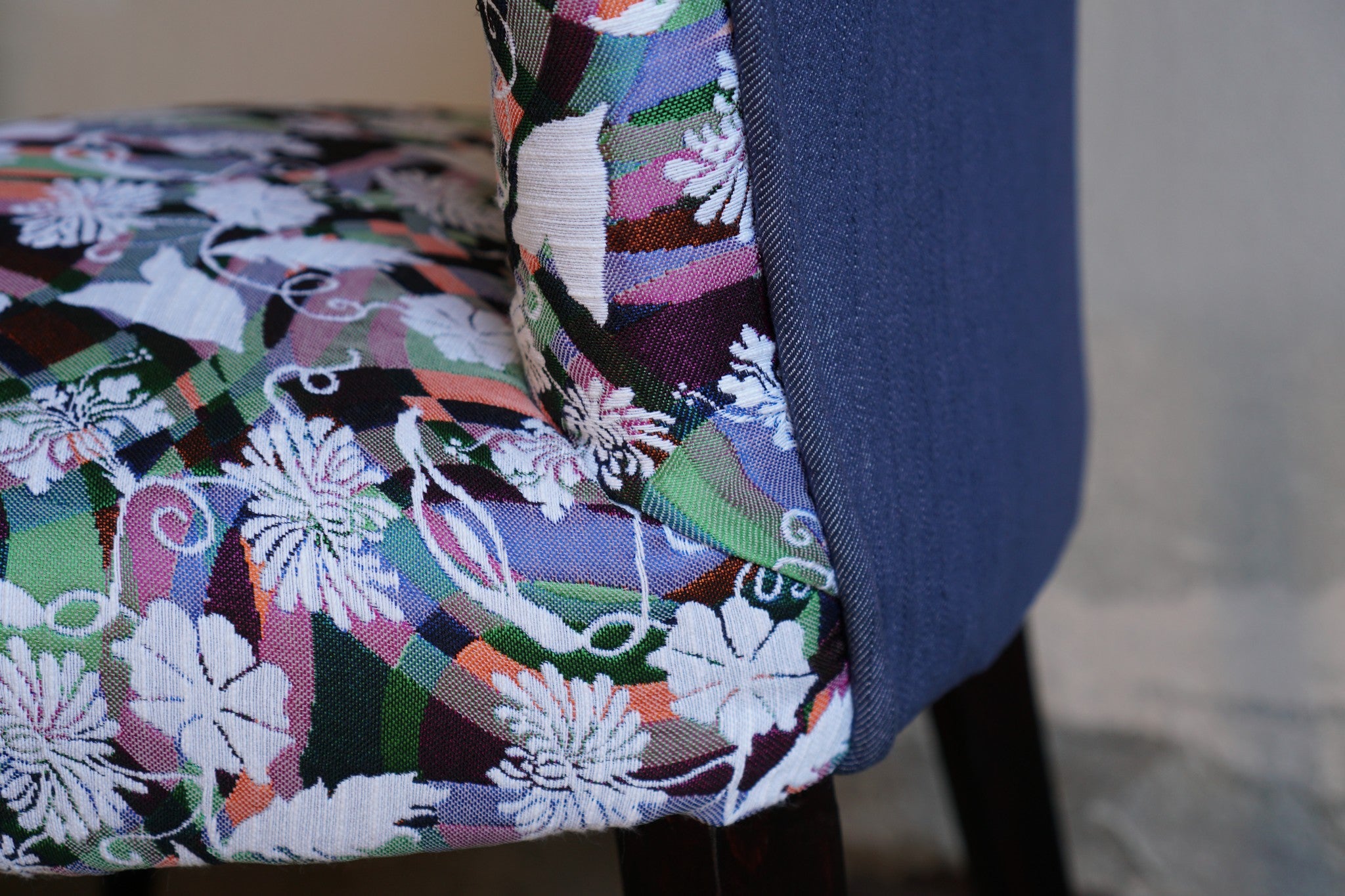 Poltroncina Sedia Vintage Fantasia