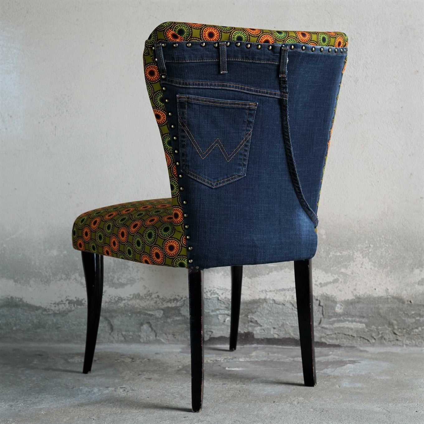 Poltroncina Sedia Vintage Fantasia Wax