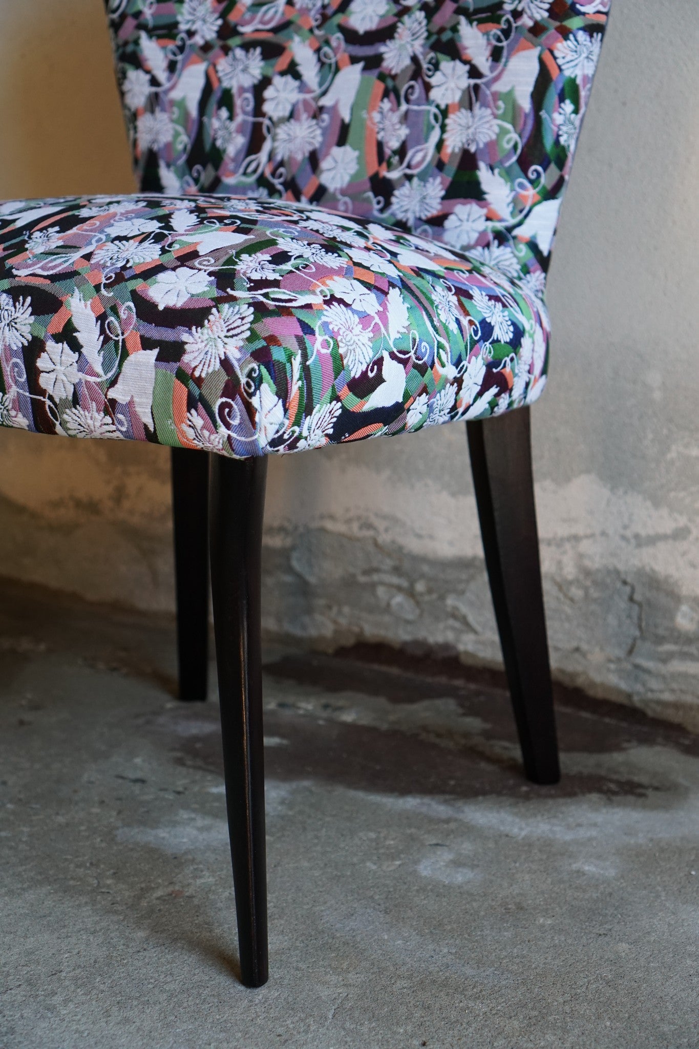 Poltroncina Sedia Vintage Fantasia