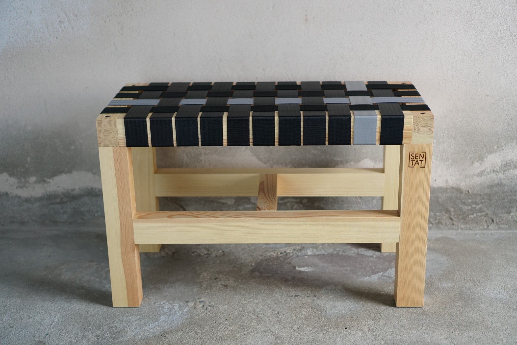 Panca Panchetta Sgabello In Legno Sentat
