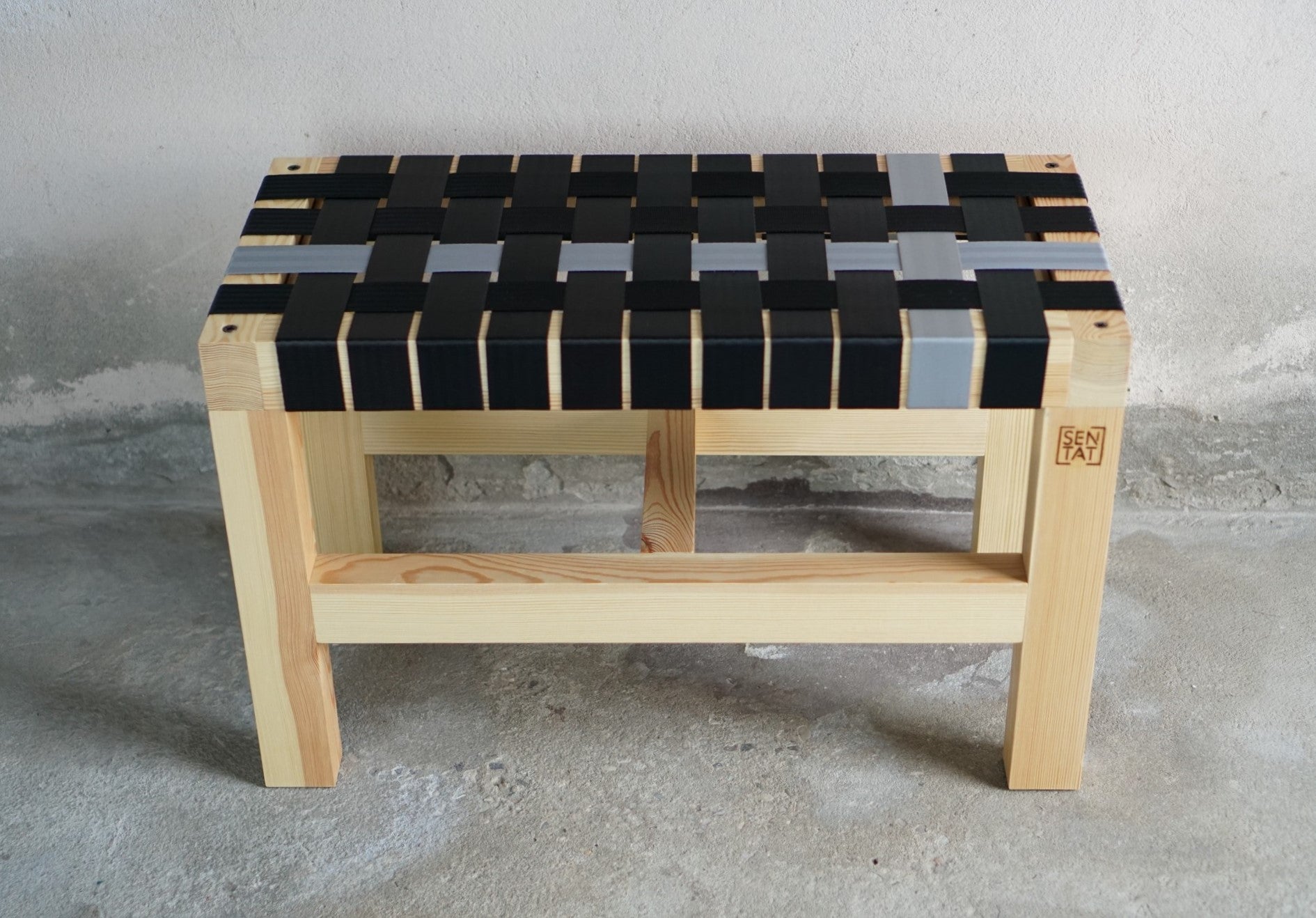 Panca Panchetta Sgabello In Legno Sentat