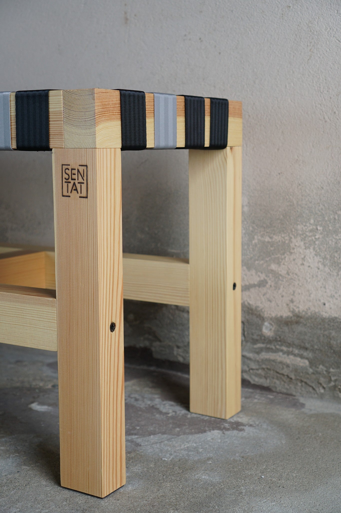 Panca Panchetta Sgabello In Legno Sentat