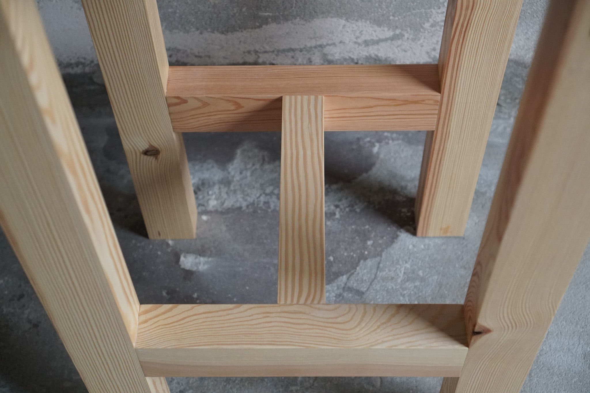 Sgabello Alto In Legno Sentat