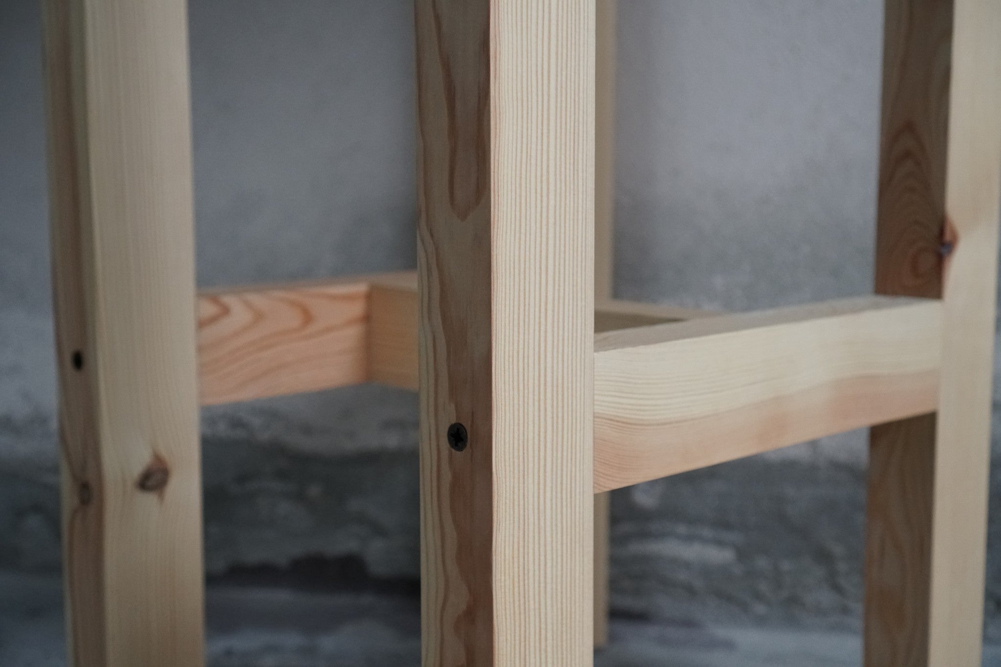 Sgabello Alto In Legno Sentat